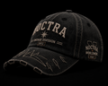 Noctra Static 02 Charcoal × Grey vintage baseball cap front view