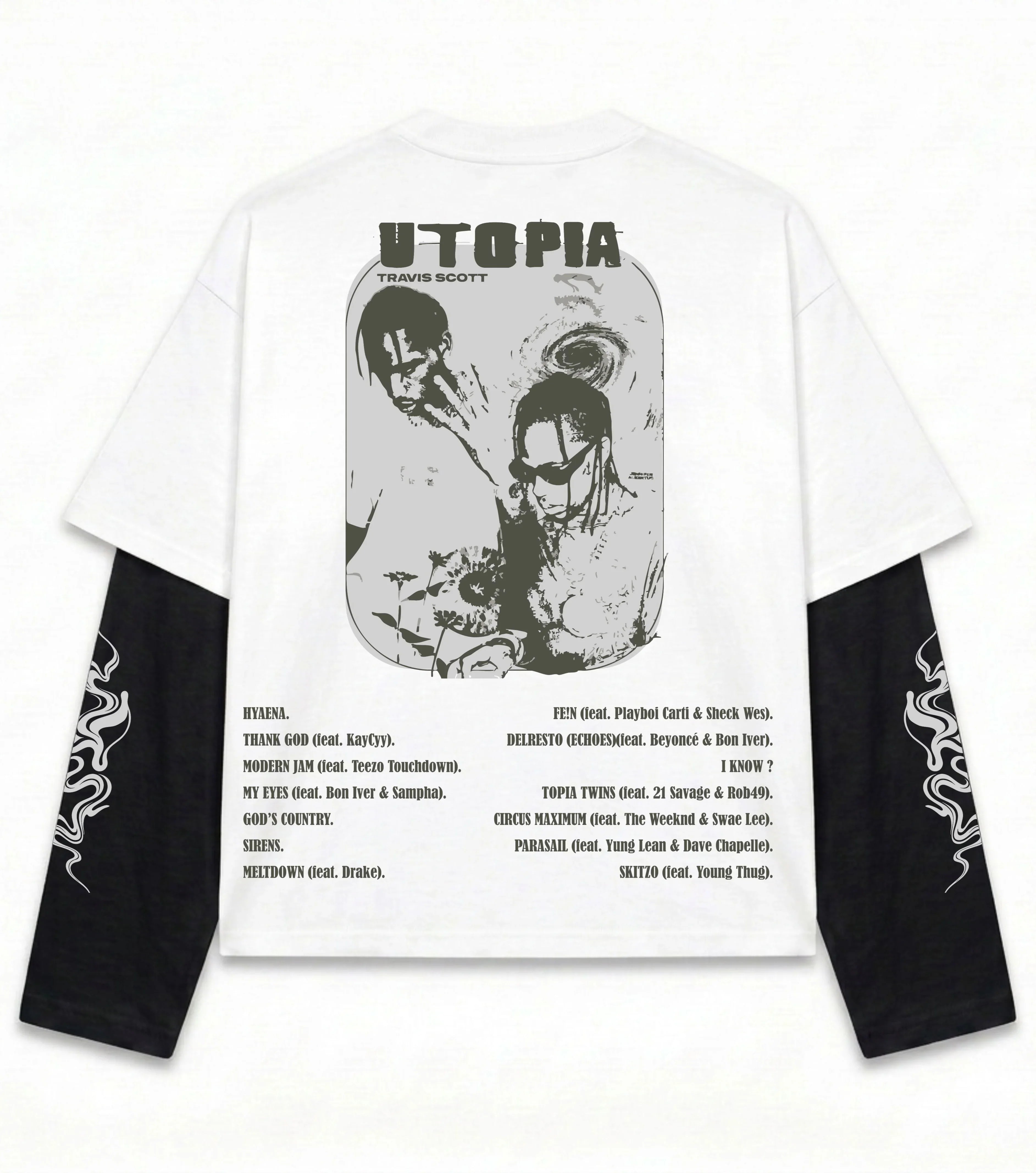 Travis Scott Utopia Chaos Oversized T-Shirt