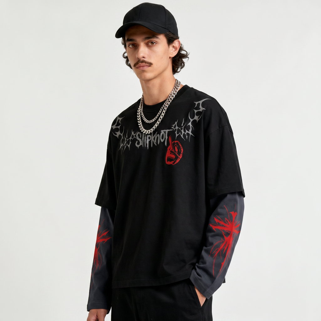 Slipknot – Barcode Carnage Oversized T-Shirt