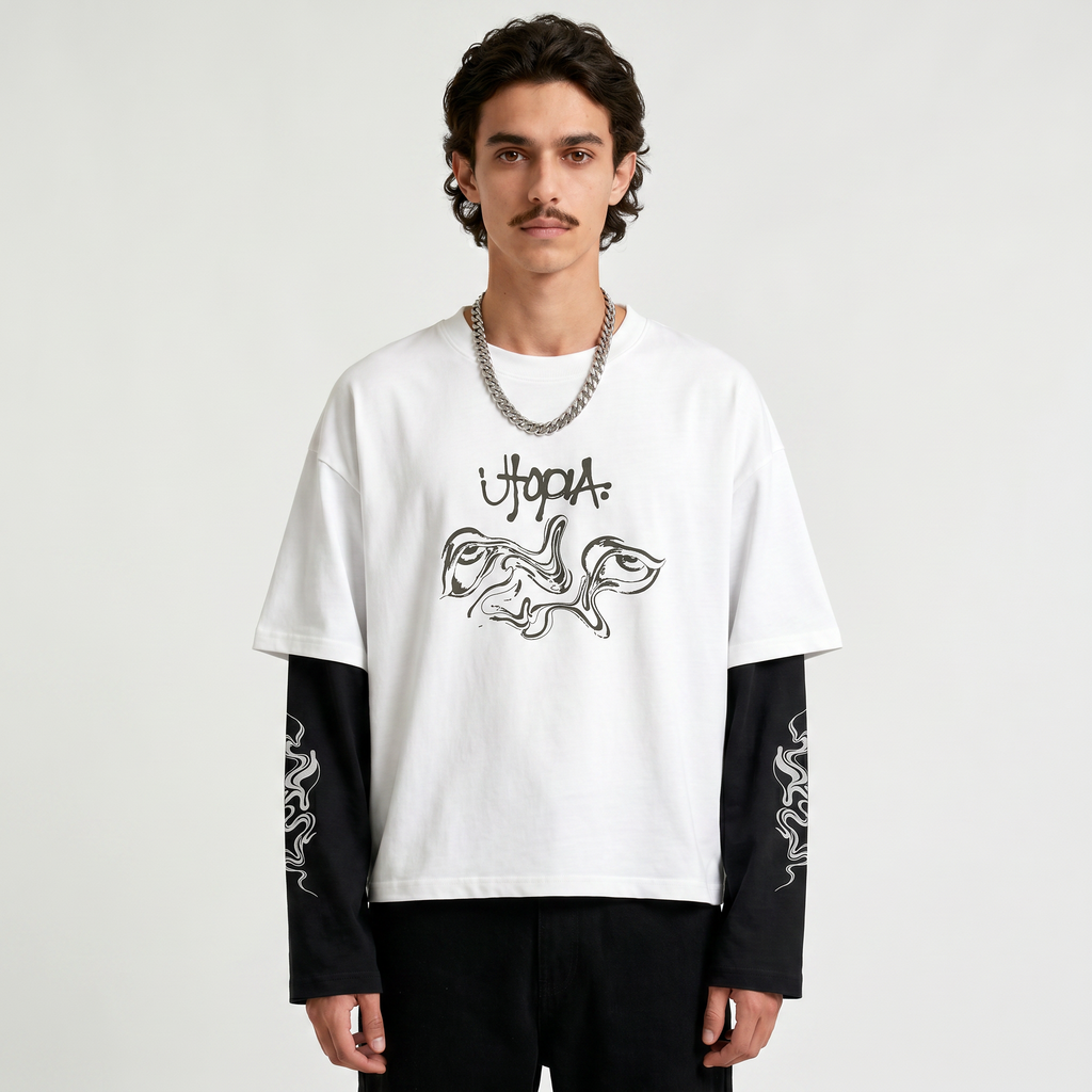 Travis Scott Utopia Chaos Oversized T-Shirt